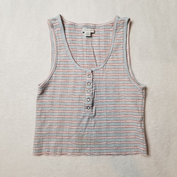 American Eagle Outfitters Tops - American Eagle Outfitters Striped Crop Tank Top